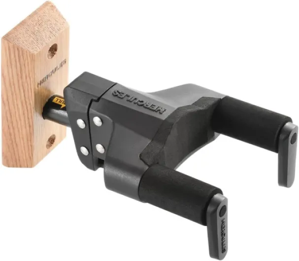 Hercules Stands GSP38WB Plus AGS support mural pour guitare avec base en bois Base en bois PLUS Unique
