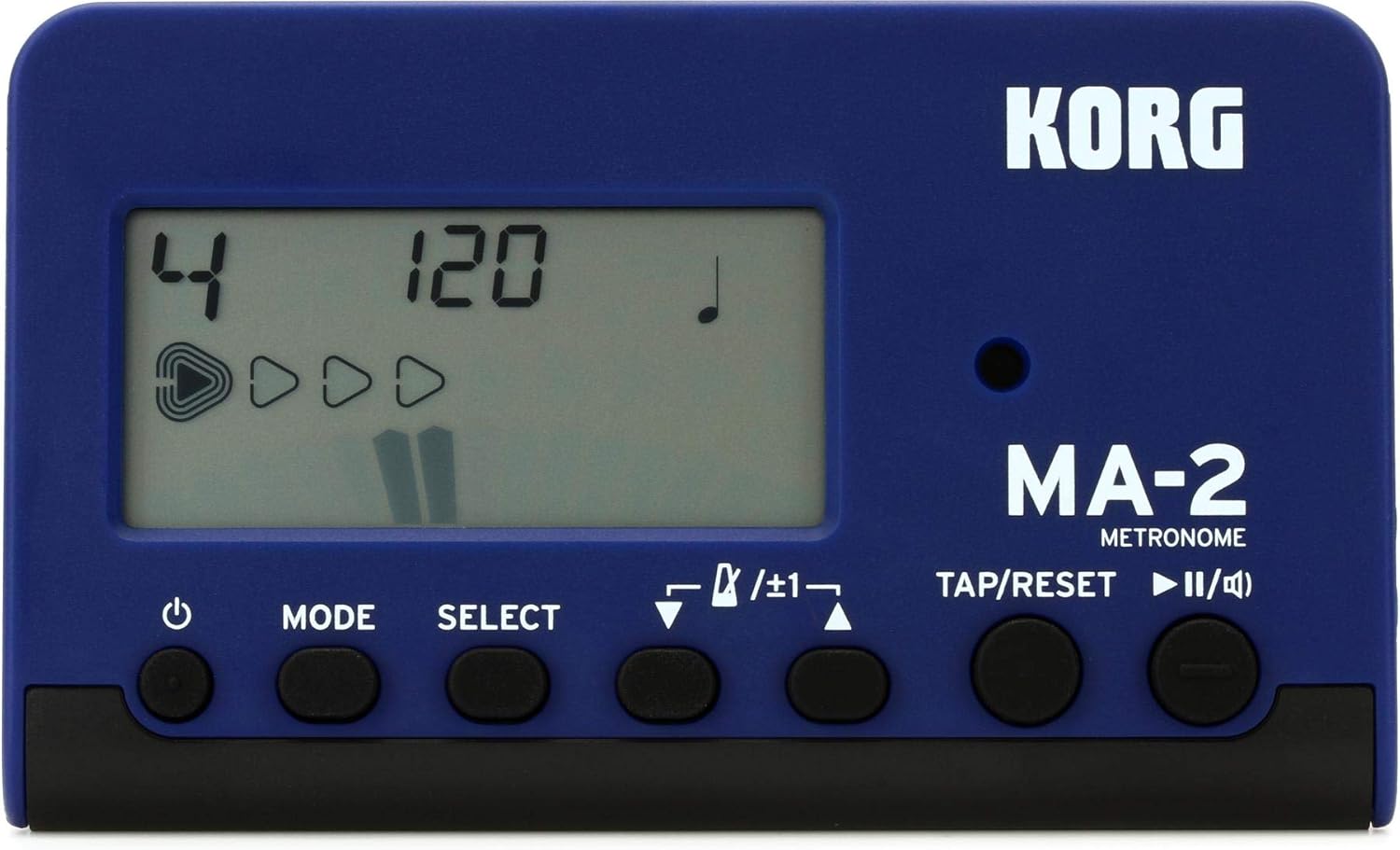 MA-2 LCD Pocket Digital Métronome bleu/noir Bleu - Noir Unique