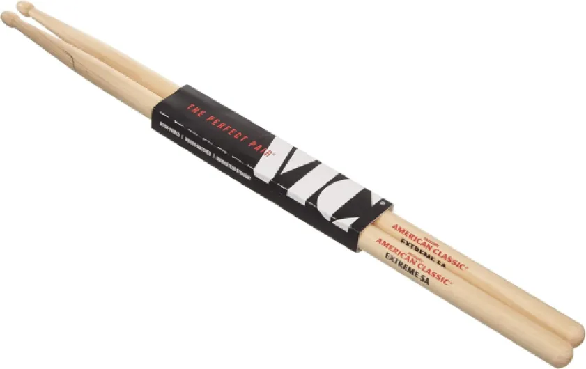PVF X5A Baguette pour Batterie American Classic Hickory Olive Bois 5A Extreme Clear 5a