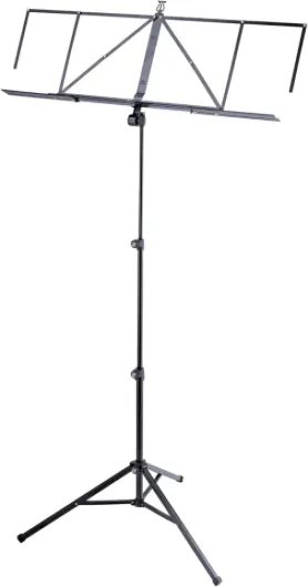 K&M 10062 Pupitre à musique Robby Plus - Pupitre à musique métallique XXL avec support de musique extensible et large pour 4 feuilles DIN A4