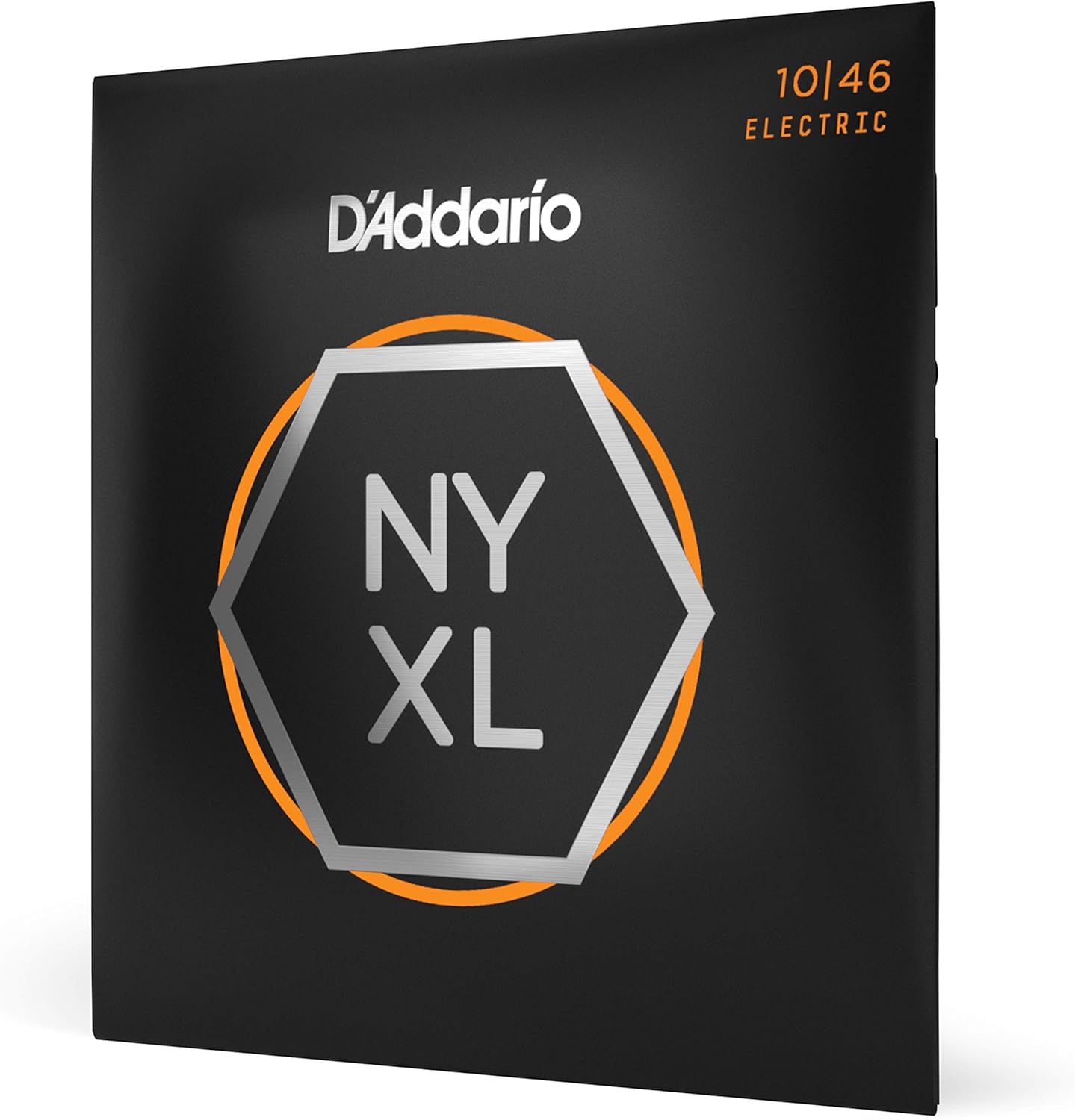 D'Addario Corde Guitare Électrique - Cordes Guitares Electriques - NYXL1046 - Cordes pour Guitare Électrique - Regular Light 10-46 Lumière régulière, 10-46 1 paquet