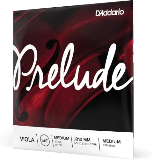 D'Addario Bowed Jeu de cordes pour alto D'Addario Prelude, « Medium Scale », tension Medium, (taille 15 '' - 16 '') Full Set Échelle moyenne