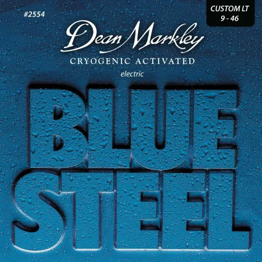 Dean Markley 2554 Jeu de cordes pour guitare électrique Bluesteel CL 09-11-16-26-36-46 2554 9-46