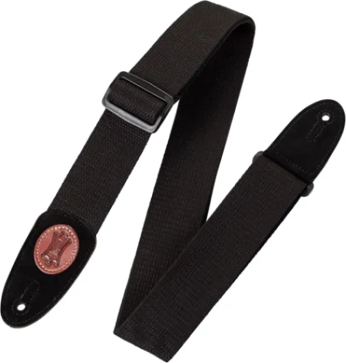 Levy's MSSC8-BRN 2-inch Cotton Guitar Strap - Brown Uni