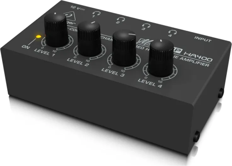 HA400 Amplificateur Casque Stéréo Ultra-Compact 4 Canaux MICROAMP HA400 Unique