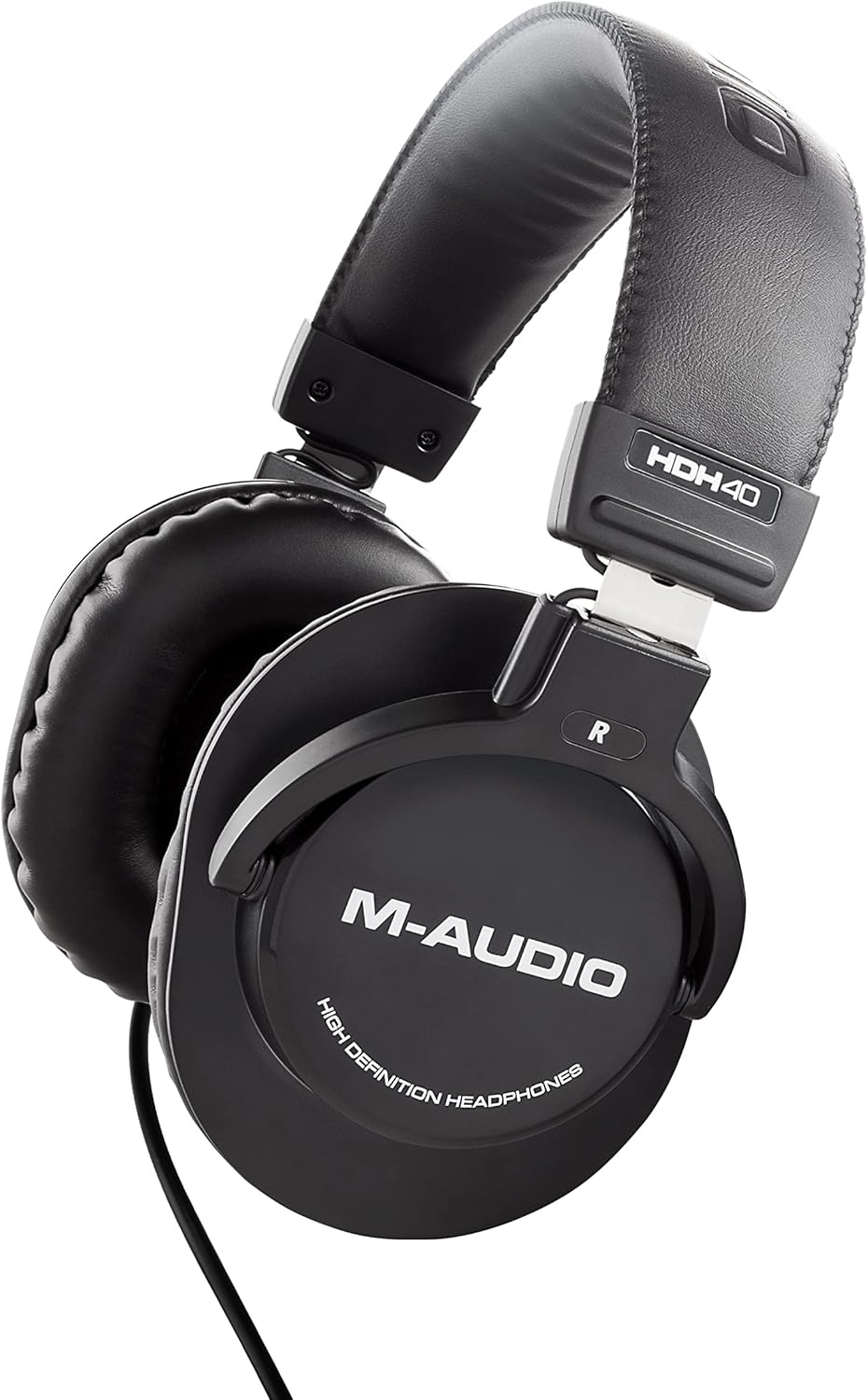 M-AUDIO HDH40 - Casque Audio Studio, avec Arceau Flexible et Câble de 2.7m pour Monitoring, Podcast et Enregistrement