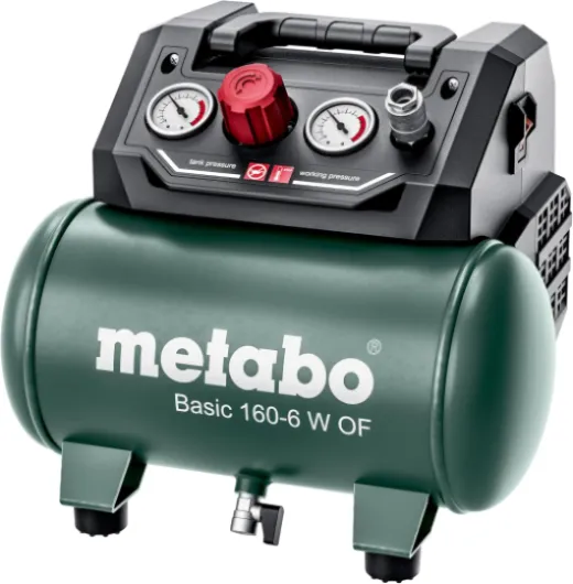 Metabo 601501000 - Compresor Basic 160-6 W OF Potencia 0,9 Kw calderín 24 l Couleur Unique