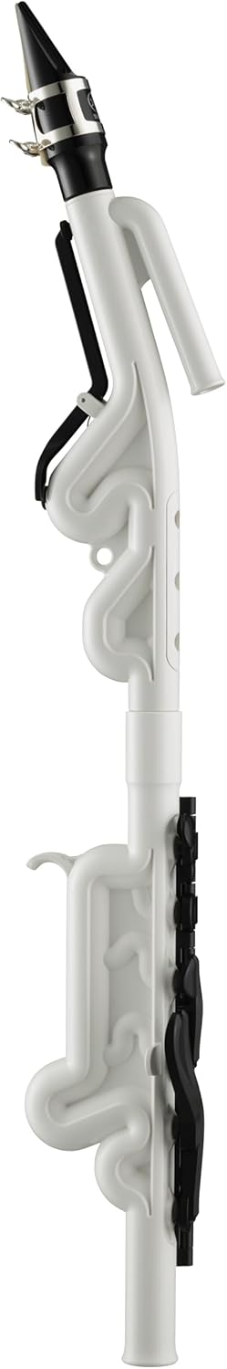 YVS-120 Venova Alto - Instrument à vent de loisir avec étui de transport, anche, bec et mode d'emploi, blanc F