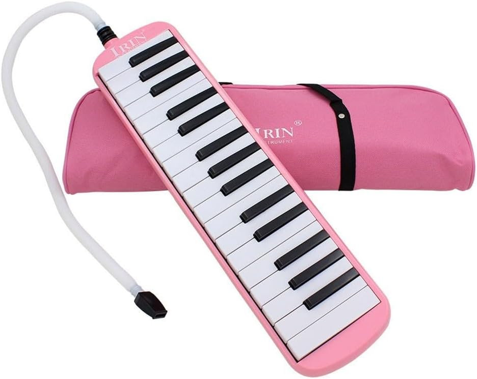 Son dans un format portable : l'ensemble de clavier Melodica à 32 touches parfaitement adapté aux débutants (rose)