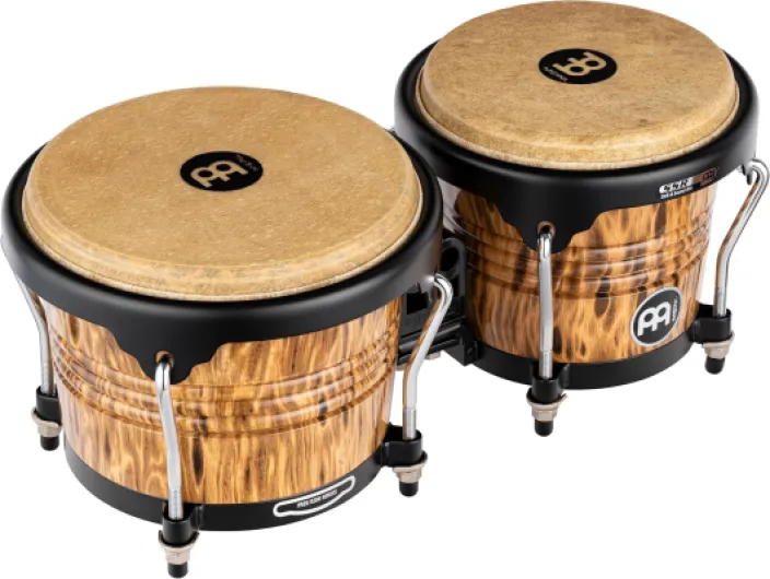 Meinl FWB190LB Bongos 6 3/4"+8" Leopard Burl #LB - Bongo