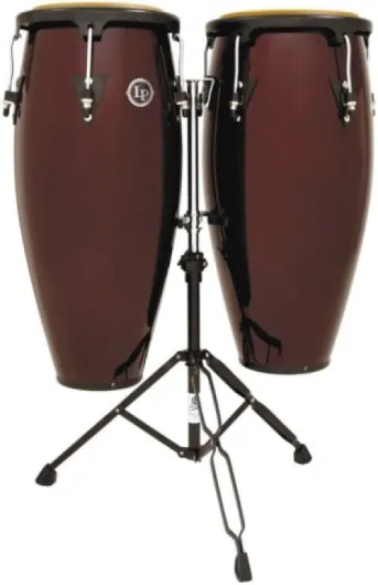 Latin Percussion LP647NY-DW set de congas City Series finition dark wood