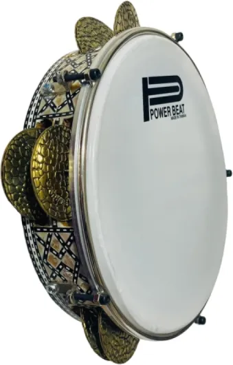 Pro Riq, Tambourin Mosaic By Gawharet El Fan Tambourin Tambourin incrusté de nacre