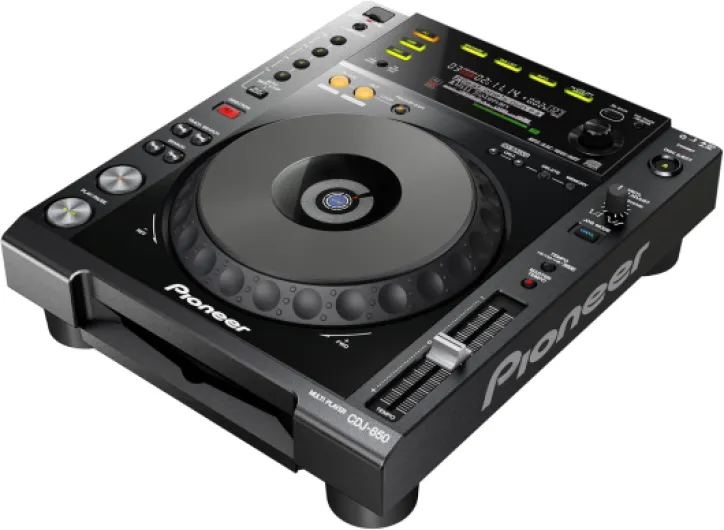 Pioneer CDJ850K Platine de DJ avec contrôle total CD MP3 Noir
