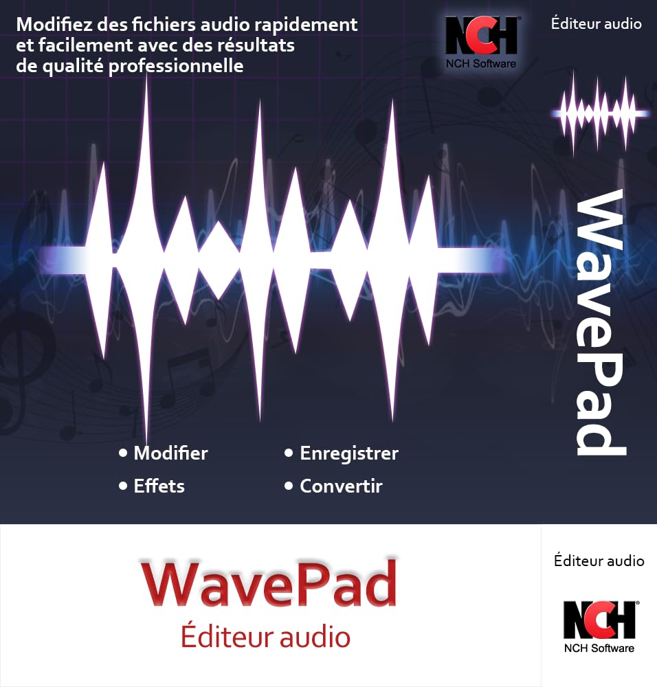 WavePad - Éditeur audio version gratuite [Téléchargement]