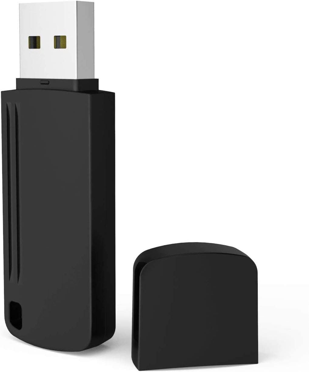 Clé USB 2.0 128Go, Clef USB 128 Go 2.0 à Capuchon, USB Flash Drive 128Giga Musique Pas Cher Mémoire de Storage Externe (Noir) 128GO 1PC