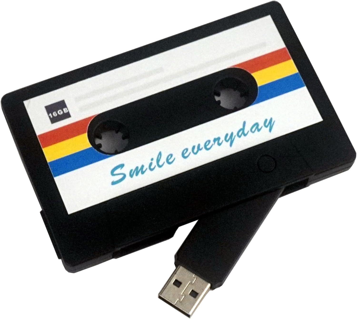 Desuerte Clé USB à cassette 16 Go – Stockage pour photos, fichiers musicaux, cadeau pour photographes amateurs de musique Clé USB HSCD-HT-16 Go
