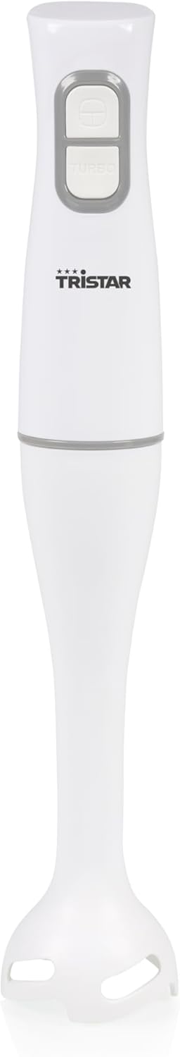 Mixeur à main Tristar - Tige extra longue - Moteur 350 W - Couteau en acier inoxydable - Réglage de la vitesse variable - Tige amovible - MX-4850