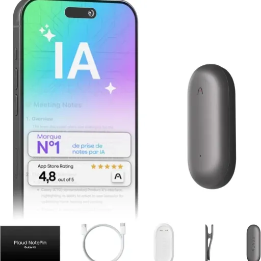 Test Plaud NotePin : le petit dictaphone IA qui veut remplacer ton carnet de notes