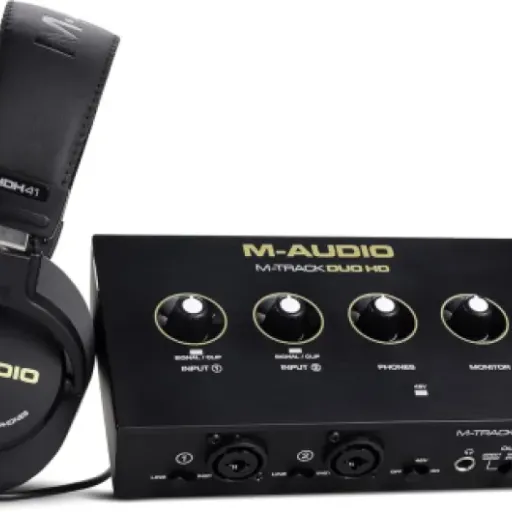 Test M-AUDIO M-Track Duo HD Producer Pack : le kit pour débuter sans se ruiner