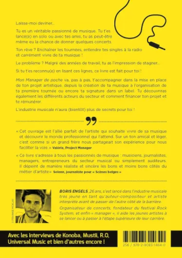 Mon manager de poche: Comment lancer et développer ta carrière dans l'industrie musicale
