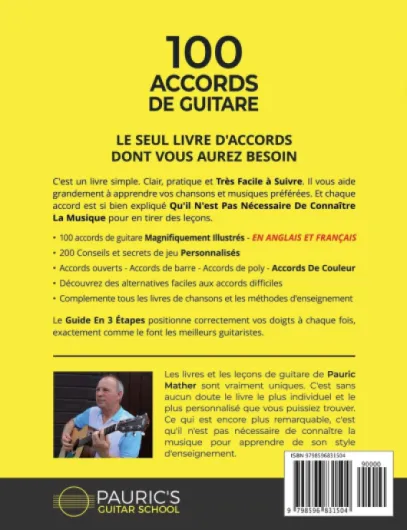 100 Accords De Guitare: Pour Débutants Et Les Perfectionnistes