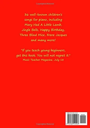Favourite Children's Songs for piano: from complete beginner to prep test standard