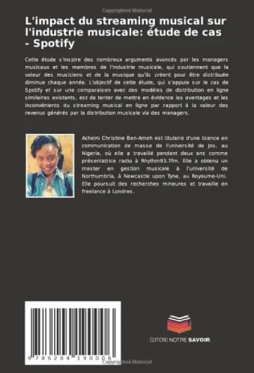 L'impact du streaming musical sur l'industrie musicale: étude de cas - Spotify