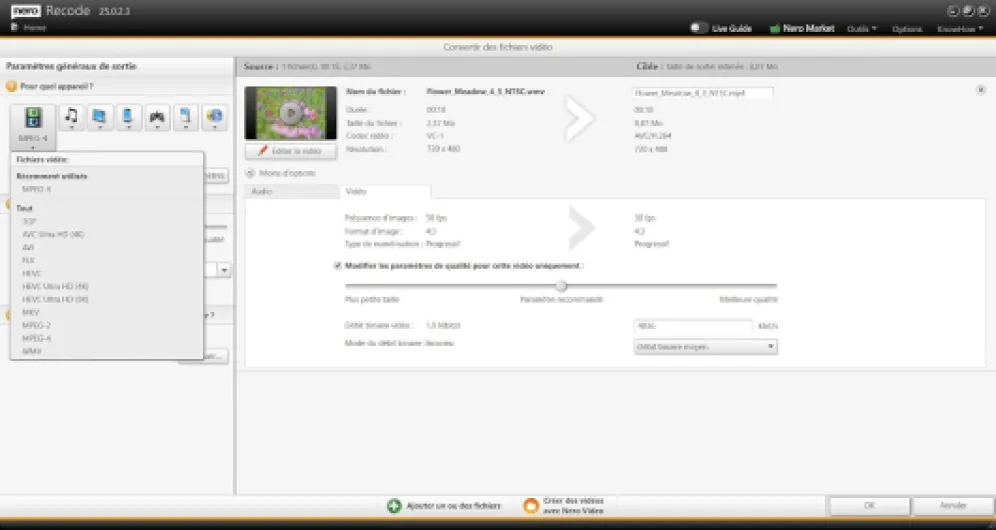 Nero Recode - Logiciel Convertisseur MP3 - Convertir Audio et Vidéo en MP3, WAV, FLAC, MP4 - Extraire Audio de DVD et Films - Licence à vie - 1 PC - Windows 11/10/8/7