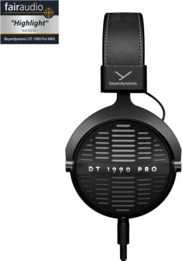 Casque de Studio Premium Tesla DT 1990 Pro MKII pour Le mixage, Le Mastering et l’Editing (Ouvert)