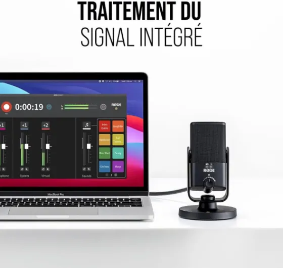 RØDE NT-USB - Mini Microphone USB à condensateur polyvalent de qualité studio avec logiciel gratuit pour les podcasts, le streaming, les jeux, la production musicale NT-USB Mini Unique