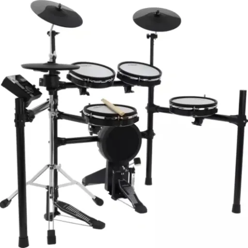 Test Woodbrass DDX50-MESH : une batterie électronique maillée qui fait le job pour bosser à la maison