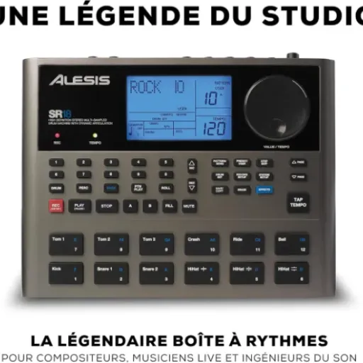 Test Alesis SR-18 : la boîte à rythmes sérieuse pour bosser sans allumer l’ordi