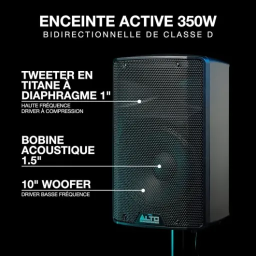 Test ALTO TX310 : l’enceinte active pas chère qui fait le job pour petites scènes et soirées