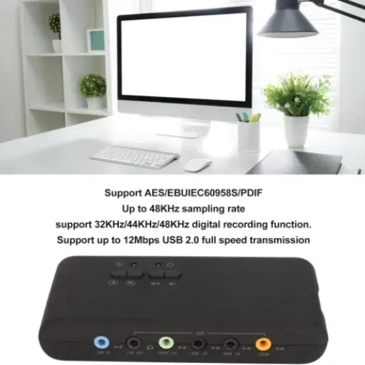 Test Carte son externe USB 7.1 Risegun : la petite boîte pas chère pour redonner du son à un vieux PC