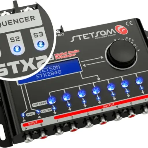 Test Stetsom STX 2848 DSP : un processeur 8 canaux qui fait sérieusement le job en car audio