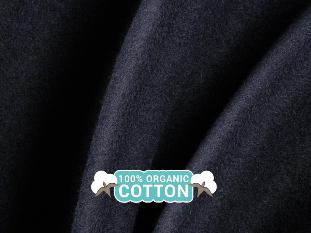 ACOUSPANEL Rideau Acoustique en Tissu Opaque Anti-Bruit, Dimensions 2,95x3m, Coton Ignifuge Scénique 300g, Couleur Noir