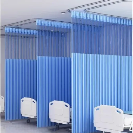 Test Rideau d'intimité ignifuge 1.5×2.7 m Bleu : le rideau qui fait le job sans chichi