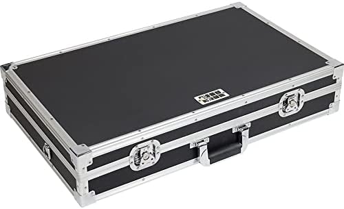 Flight Case DJ de Transport Walkasse Flight Control Foam L FLX6 Silver Robustesse et Flexibilité pour Votre Contrôleur Pioneer DJ - Serrures Papillon - Mousse Pick n Pluck - Dim: 749 x 453 x 142 mm