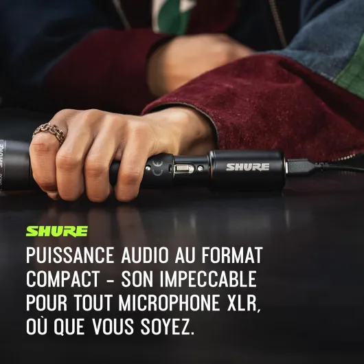 MVX2U Gen 2, Interface audionumérique, adaptateur XLR vers USB microphones, la création & l'enregistrement de contenu, traitements audionumériques, compatible avec Mac, Windows, iOS & Android