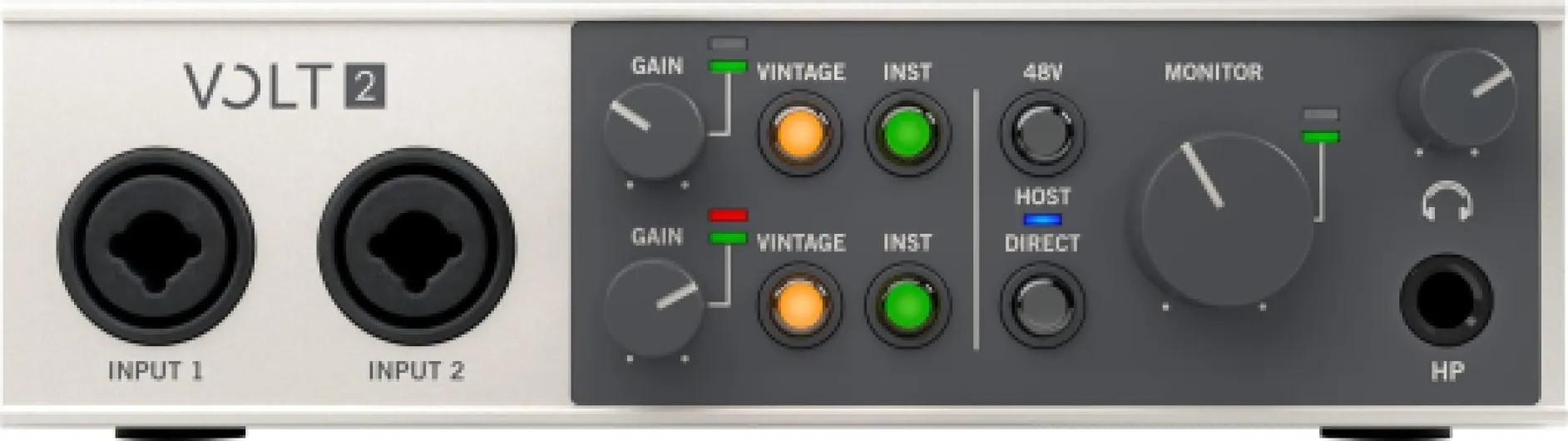 Volt 2 Interface audio USB, pour enregistrer, podcaster et streamer avec des logiciels audio essentiels
