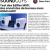 Test Edifier M90 : les petites enceintes de bureau qui veulent remplacer une barre de son