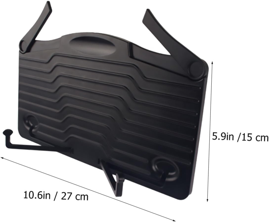 Pupitre Pliable Portable pour Partitions et Livres de Musique, Support Réglable en Angle, Léger et Compact, pour Lecture à Domicile et École, Porte-partitions Noir Ergonomique