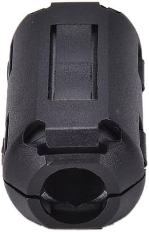 Lot de 10 filtres anti-bruit à clipser en ferrite avec noyau de ferrite de 6,35 mm, noir (10)