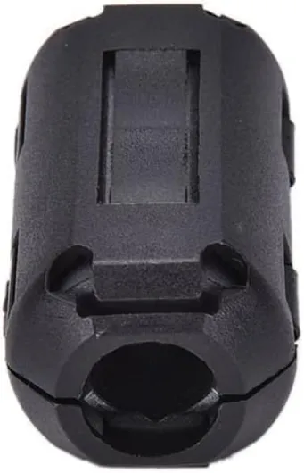 Lot de 10 filtres anti-bruit à clipser en ferrite avec noyau de ferrite de 6,35 mm, noir (10)
