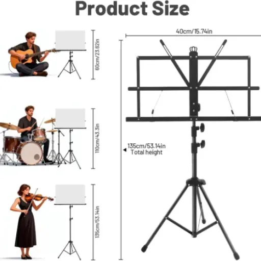 Test Pupitre Musique Pliable 2 en 1 : le stand léger qu’on trimballe partout sans se prendre la tête