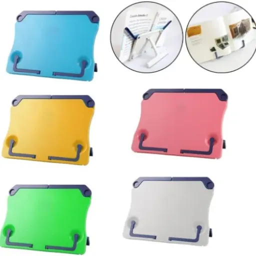 Test Besttoolifes Pupitre de bureau pliable : le petit support en plastique qui fait le job (mais pas pour tout)