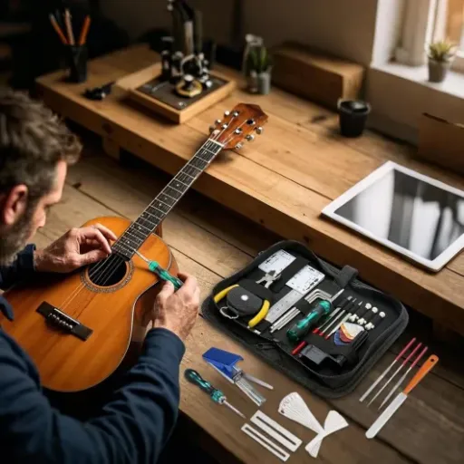 Test Kit de Réparation Guitare 25 pièces : le petit set pas cher qui dépanne bien