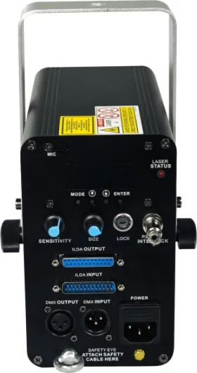 ALGAM LIGHTING - SPECTRUM 1500 RGB - Laser d'animation multicolore 1500mW RGB - Laser Class 4 - IP20-260 x 260 x 150 mm
