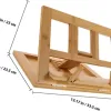 Test UKCOCO Support à Partitions Portable en Bambou : le petit pupitre de table qui fait le job (sans miracle)